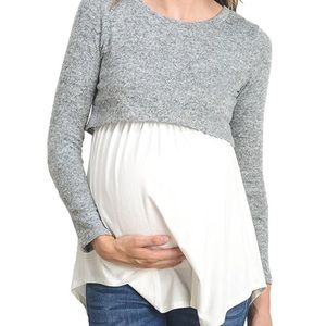 ⭐️ Host Pick ⭐️ Women’s empire waist babydoll maternity nursing top